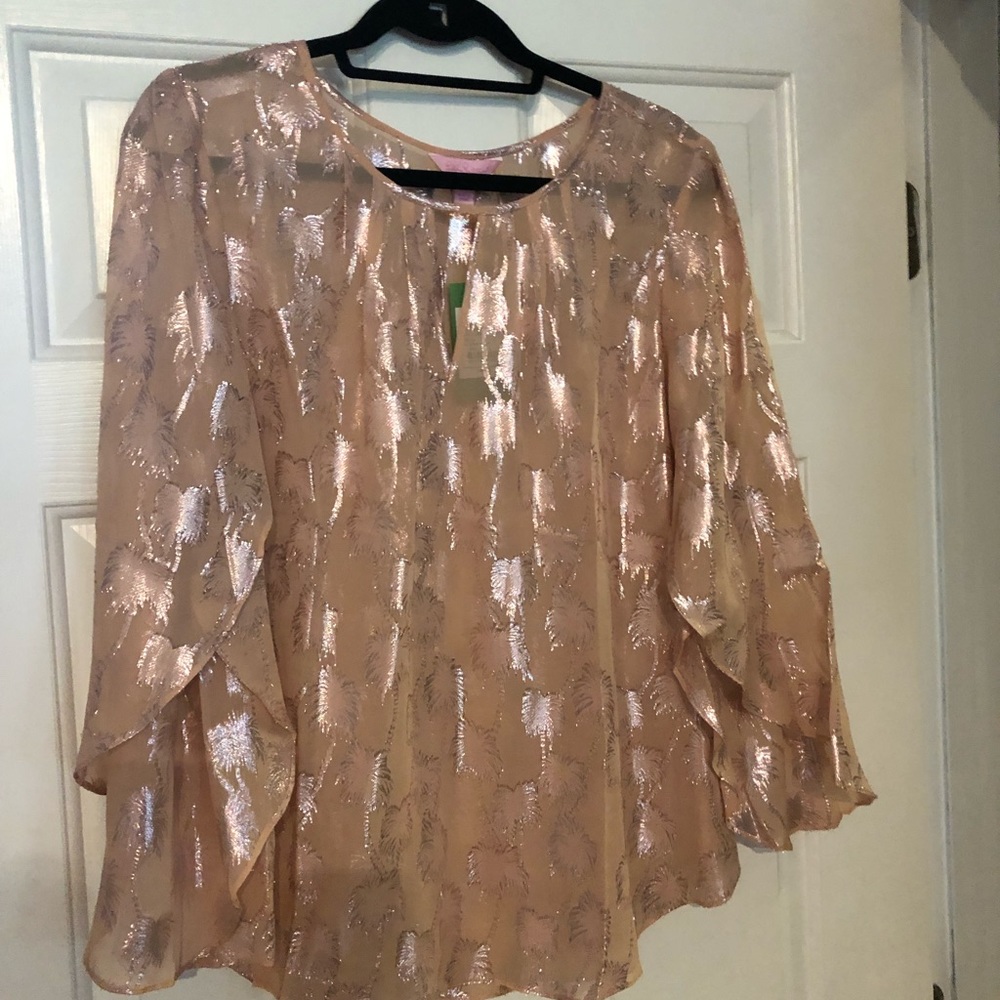 Lilly Pulitzer Beccer silk top